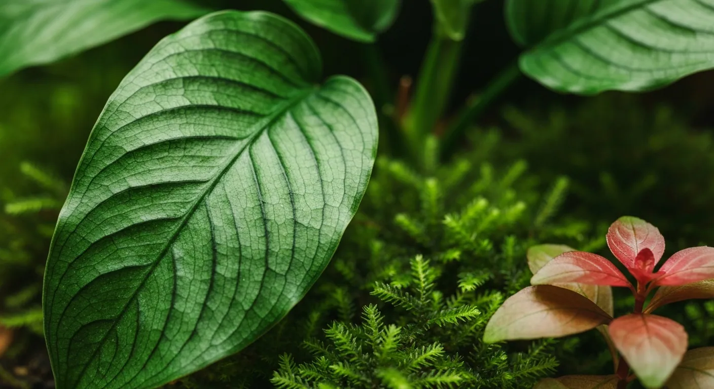 Planted aquarium plants reference photo